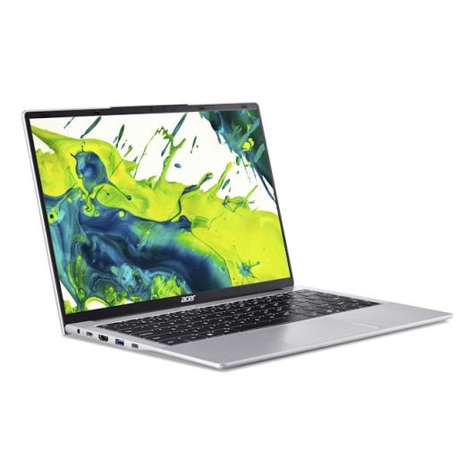 Acer ASPIRE LITE 14 Intel Core 3 N355 Computer portatile 35,6 cm (14") WUXGA 8 GB LPDDR5-SDRAM 512 GB SSD Wi-Fi 6 (802.11ax) Windows 11 Home Italiano Argento