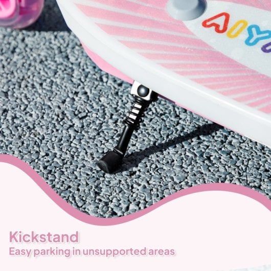 Aiyaplay Patinete Eléctrico Para Niños De 4-7 Años Max. 6 Km/h Rosa