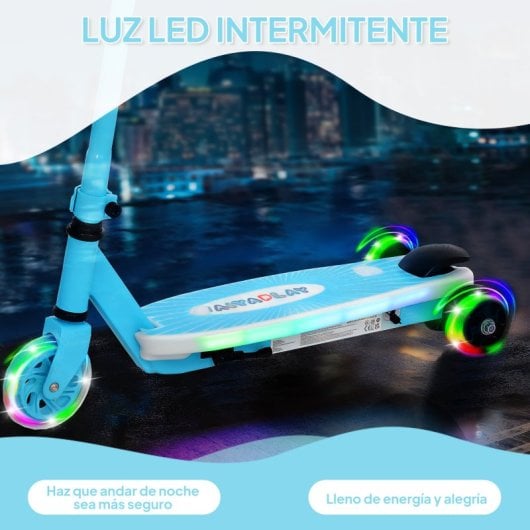 Aiyaplay Patinete Eléctrico Para Niños De 4-7 Años Max. 6 Km/h Azul