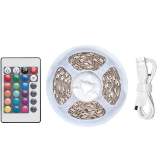 Vention PAAWJ Tira LED RGB 5m con Control Remoto y USB PC