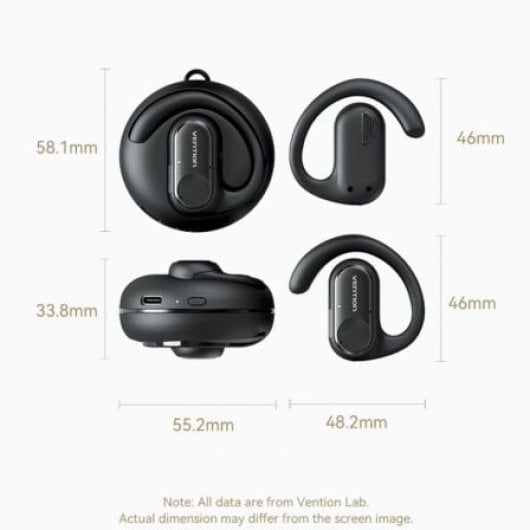 Vention OpenBeat O11 Auriculares Deportivos Bluetooth Beige Estuche de carga