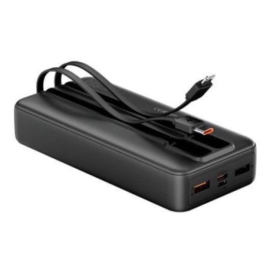 Vention FHPB0 Powerbank 20000mAh 22.5W Negra USB-A/C/Lightning/Micro-USB