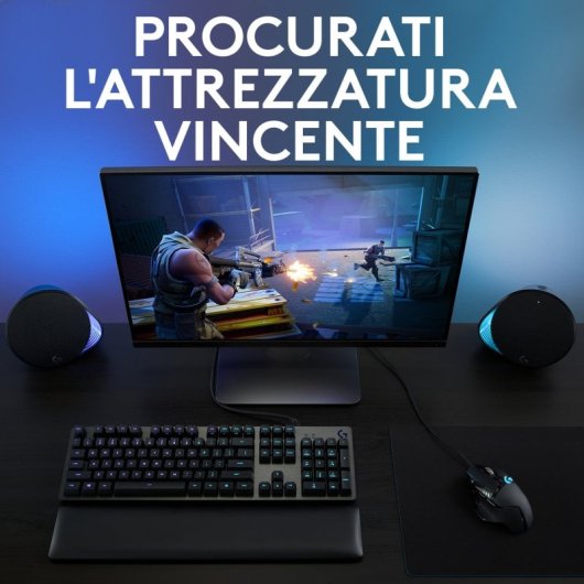 Mouse da gioco Logitech G502 Hero - Sensore Hero avanzato per precisione e reattività - 11 pulsanti programmabili - Comfort ergonomico per sessioni intense - Compatibile con tutti i sistemi operativi