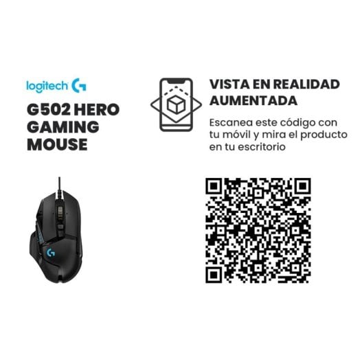 Logitech G502 Hero Ratón Gaming 25600DPI Negro