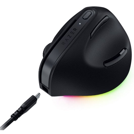 Razer Pro Click V2 Vertical Ratón Óptico Gaming Inalámbrico Bluetooth 30000 DPI Negro