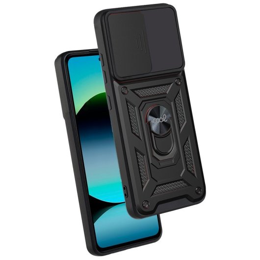 Cool Capa Para Xiaomi Redmi Note 14 Hard Ring Preto