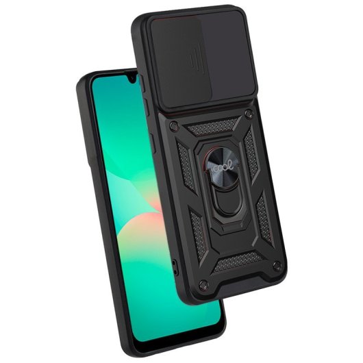 Cool Carcasa Para Samsung A266 Galaxy A26 5G Hard Ring Negro