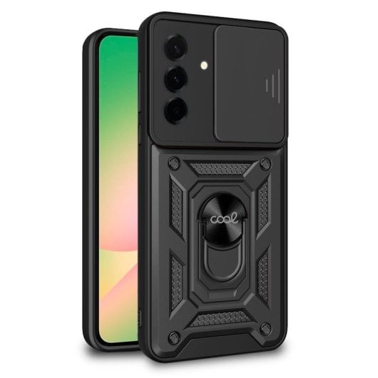Cool Carcasa Para Samsung A566 Galaxy A56 5G Hard Ring Negro