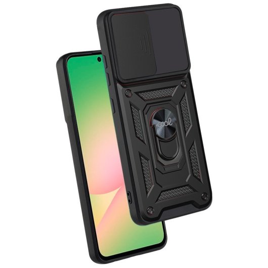 Cool Carcasa Para Samsung A566 Galaxy A56 5G Hard Ring Negro