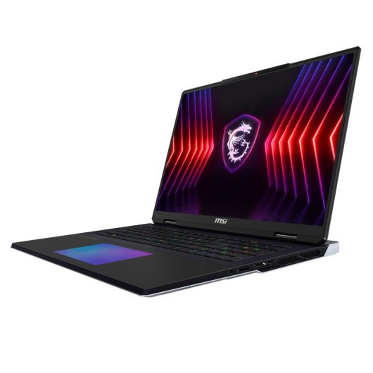 MSI Titan 18 HX A14VIG-293IT Intel® Core™ i9 i9-14900HX Laptop 45,7 cm (18") UHD+ 64 GB DDR5-SDRAM 2 TB SSD NVIDIA GeForce RTX 4090 Wi-Fi 7 (802.11be) Windows 11 Pro Schwarz