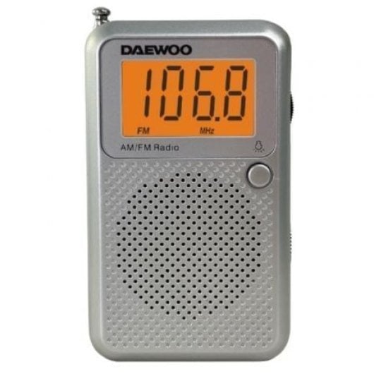 Daewoo DW1115 Radio Portátil AM/FM Gris Sintonizador Analógico Altavoz Integrado