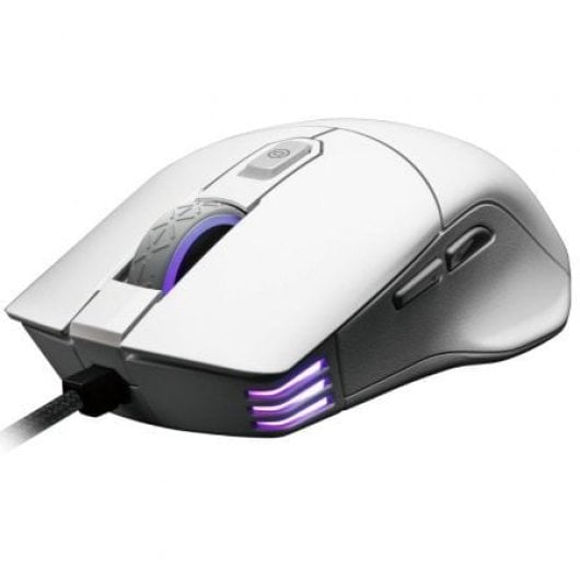 EVGA X12 Ratón Gaming Blanco 16000 DPI 8 Botones RGB Paracord