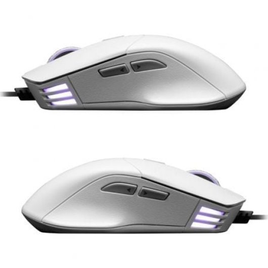 EVGA X12 Ratón Gaming Blanco 16000 DPI 8 Botones RGB Paracord