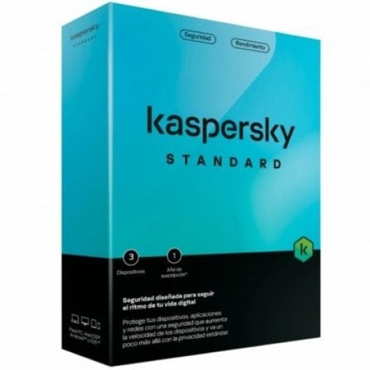 Kaspersky Standard Antivirus 3 Dispositivos 1 Año Seguridad Avanzada PC/Mac/Android/iOS