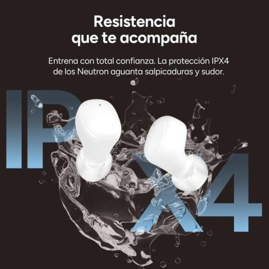 Auriculares Ksix Neutron Inalâmbricos True Wireless Bluetooth chamadas IPX4 Lilás