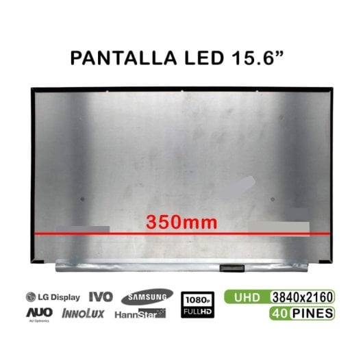 Ecrã LED De 15.6" Para Portátil Lp156ud3-spb3 40 Pinos