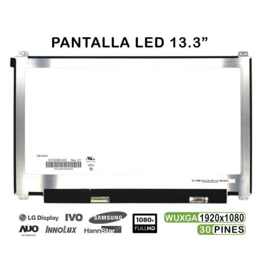 13,3-Zoll-LED-Laptop-Bildschirm N133hse-ea3 Rev.c3 30 Pins