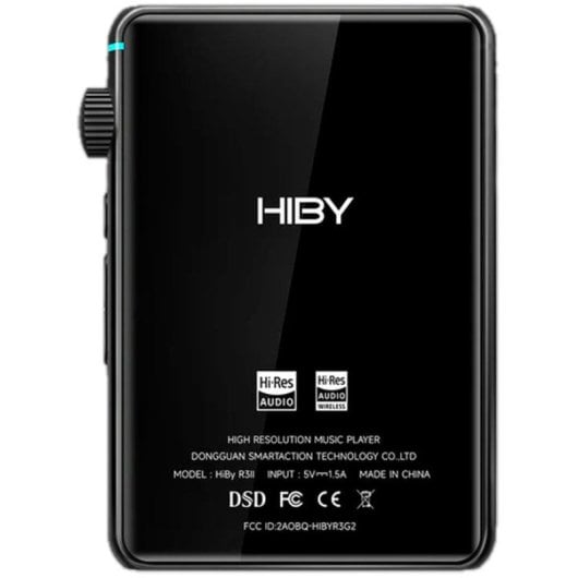 Hiby R3 II 2025 Noir Double DAC ES9219C X1600E Bluetooth Noir