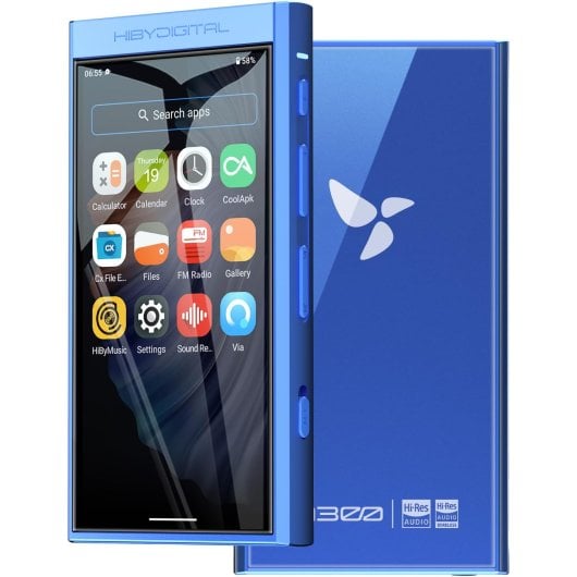 HiBy M300 Player Blau Snapdragon 665 4GB 128GB DAC CS43131 Bluetooth 5.0 WiFi FM