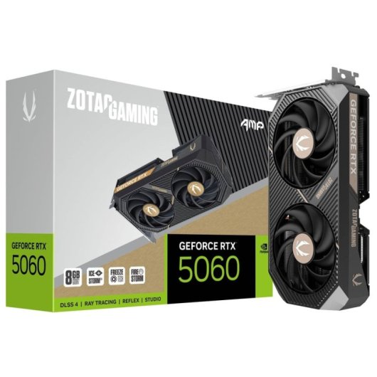 ZOTAC GAMING GeForce RTX 5060 AMP 8GB GDDR7 Reflex 2 RTX AI DLSS4