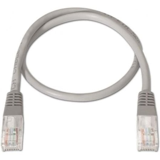 Aisens A133-0179 Cable Red RJ45 Cat.5e 2m Gris Alta Durabilidad Profesional