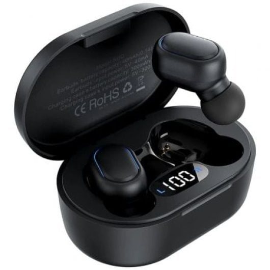 Vention Tiny T15 NBDB0 Auriculares Bluetooth Negros 21h Estuche de Carga