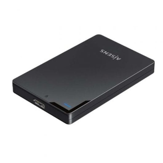 Boîtier externe AISENS ASE-2520B 2,5″ SATA USB 3.1 sans outil Noir