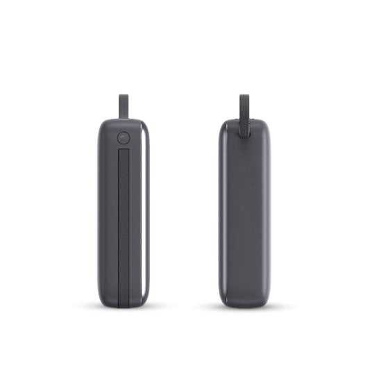 Ksix 20.000 Mah Power Bank, Carga Rápida 22.5w Pd, Cables Integrados Usb-c Y Lightning, Pantalla Led, Negro