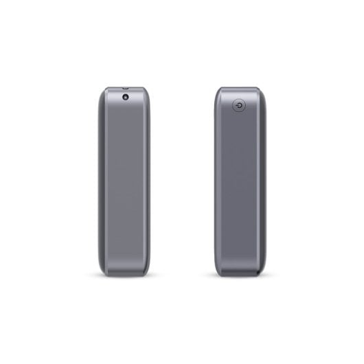 Carregador portátil Ksix de 20.000 mAh, carregamento rápido PD de 22,5 W, carregamento simultâneo, cabo USB-C convertível + pega, ecrã LED, preto