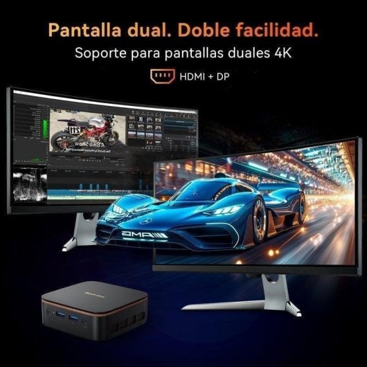 Mini PC Blackview MP20 AMD Ryzen 3 3300U 8GB 256GB SSD Radeon Vega 6 Windows 11 Pro Schwarz