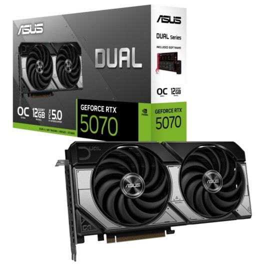 ASUS Dual GeForce RTX 5070 OC 12GB GDDR7 Reflex 2 RTX AI DLSS4 Reacondicionado
