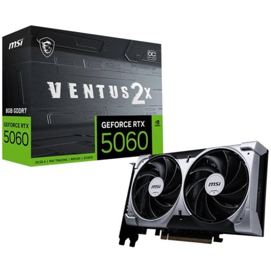 Scheda grafica MSI GeForce RTX 5060 VENTUS 2X OC 8 GB GDDR7 Reflex 2 RTX AI DLSS4