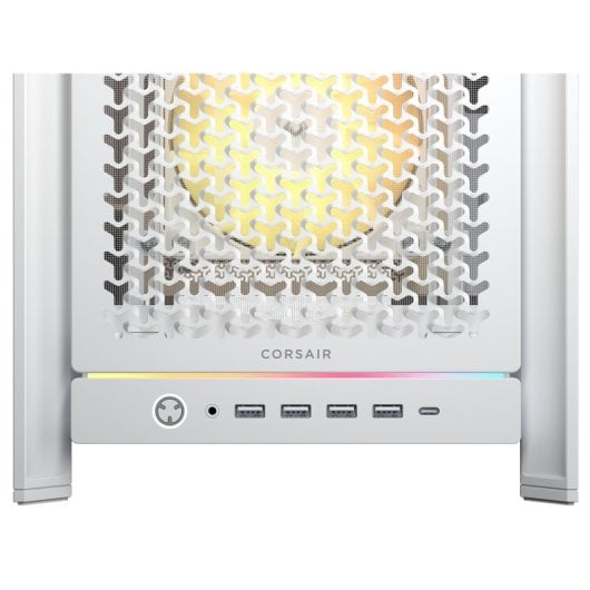 Corsair FRAME 5000 RS ARGB Torre E-ATX Cristal Templado USB-C Blanca