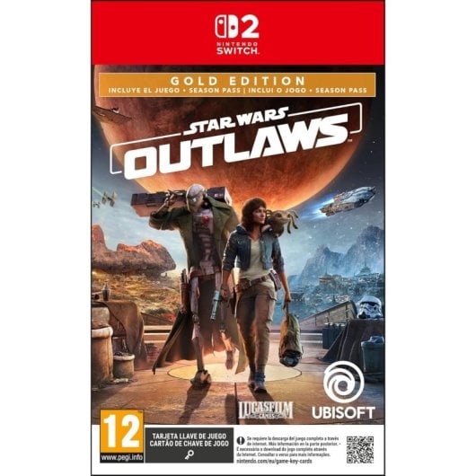 Star Wars Outlaws Gold Edition Code in a Box Nintendo Switch 2