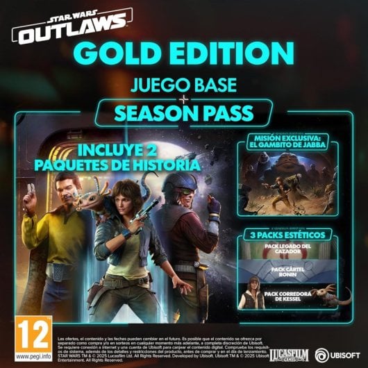 Star Wars Outlaws Gold Edition Code in a Box Nintendo Switch 2