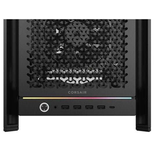 Corsair FRAME 5000 RS Torre E-ATX Cristal Templado USB-C Color Negro