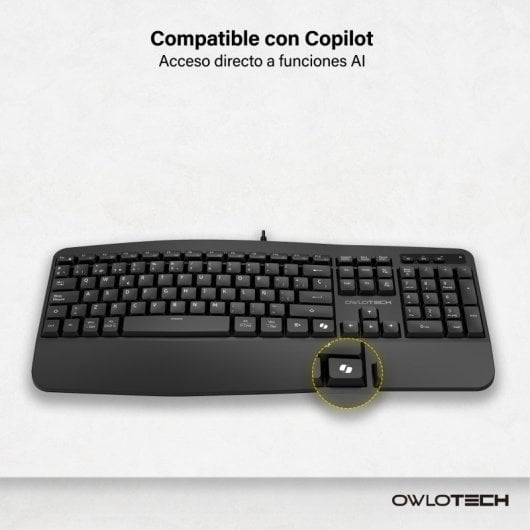 Owlotech MK500 Combo Teclado y Ratón Negro
