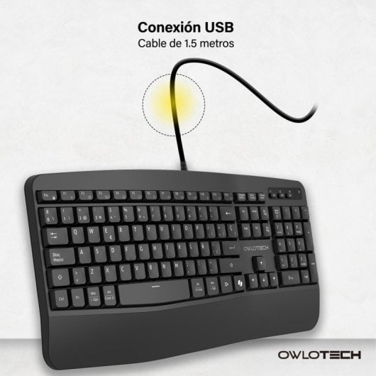 Owlotech MK500 Combo Teclado y Ratón Negro