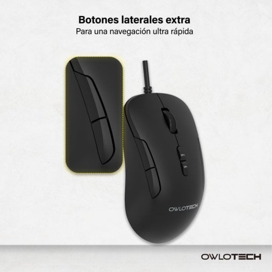 Owlotech MK500 Combo Teclado y Ratón Negro
