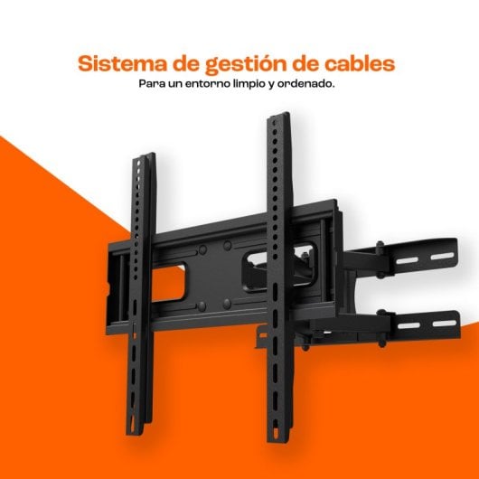 PcCom Essential Soporte TV 23 a 75" VESA 200x200/400x400 Máx 50Kg