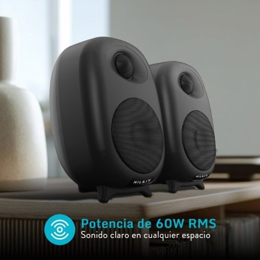 Nilait ACUSTIQ Altavoces Bluetooth 60W Negros