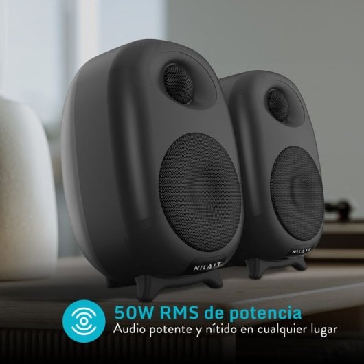 Nilait ACUSTIQ Altavoces Bluetooth 50W Negros
