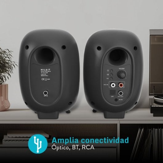 Nilait ACUSTIQ Altavoces Bluetooth 50W Negros