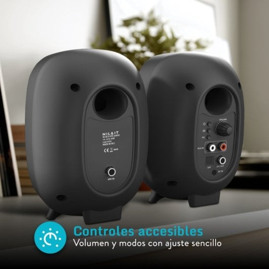 Nilait ACUSTIQ Altavoces Bluetooth 50W Negros