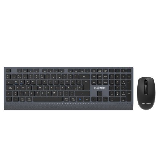 Owlotech MK700 Combo Teclado y Ratón Low Profile Dark Grey