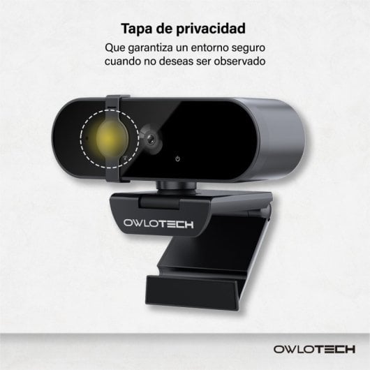 Owlotech C300 Webcam Full HD 1080p/30fps Negra