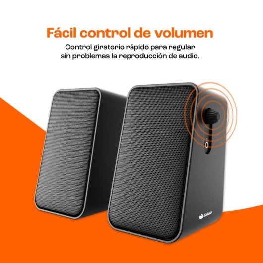 Altoparlanti essenziali PcCom 2.0 10W neri