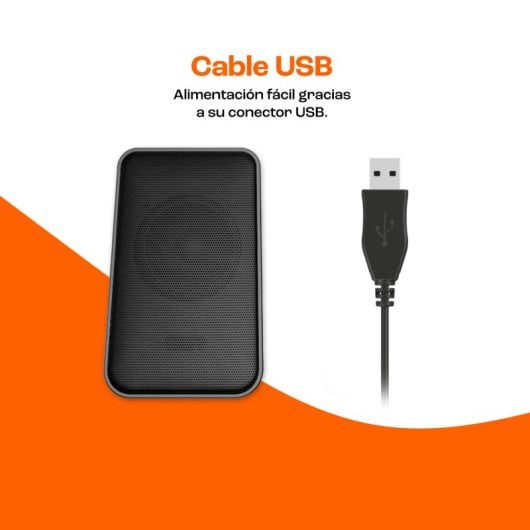 Altoparlanti essenziali PcCom 2.0 10W neri