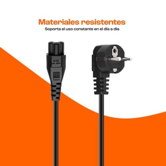 Cabo PcCom Essential Schuko CEE7 para C5 Clover 3 Pinos 1,8m Preto