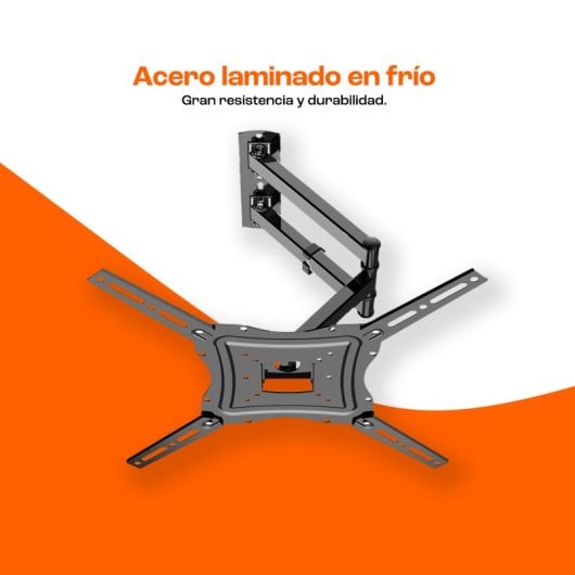 PcCom Essential Soporte TV 17 a 55" VESA 200x200/400x400 Máx 35Kg